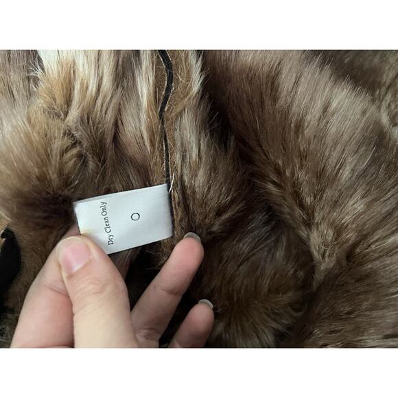 NWT Coldwater Creek Wonderlands toggle pea Coat Sz M Black suede faux fur - Picture 5 of 12